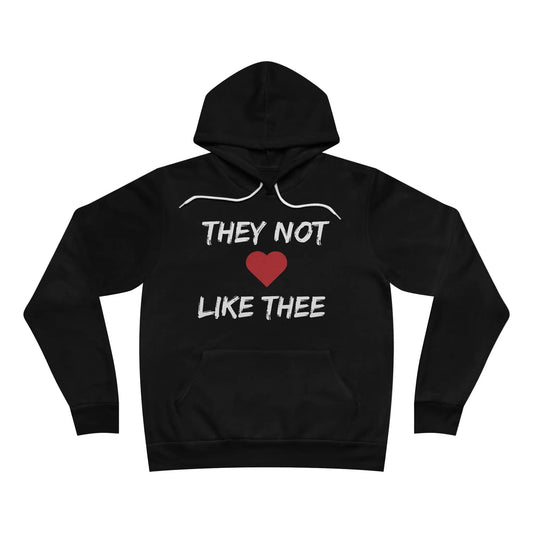 They Not Like Thee White Men's Fleece Pullover Hoodie Printify