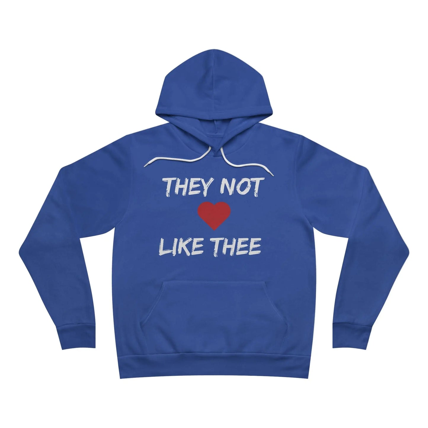 They Not Like Thee White Men's Fleece Pullover Hoodie Printify