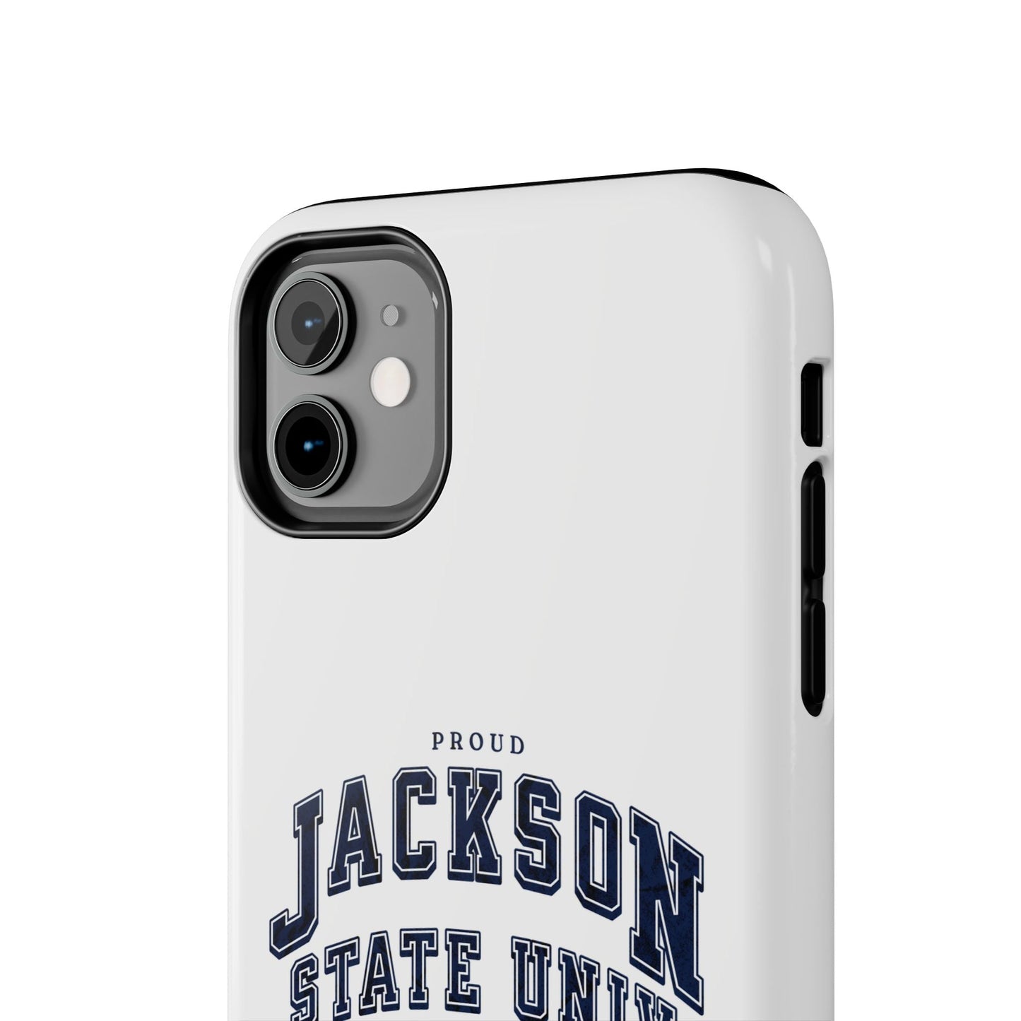 Proud Jackson State Univ Tiger Navy - White Case Printify