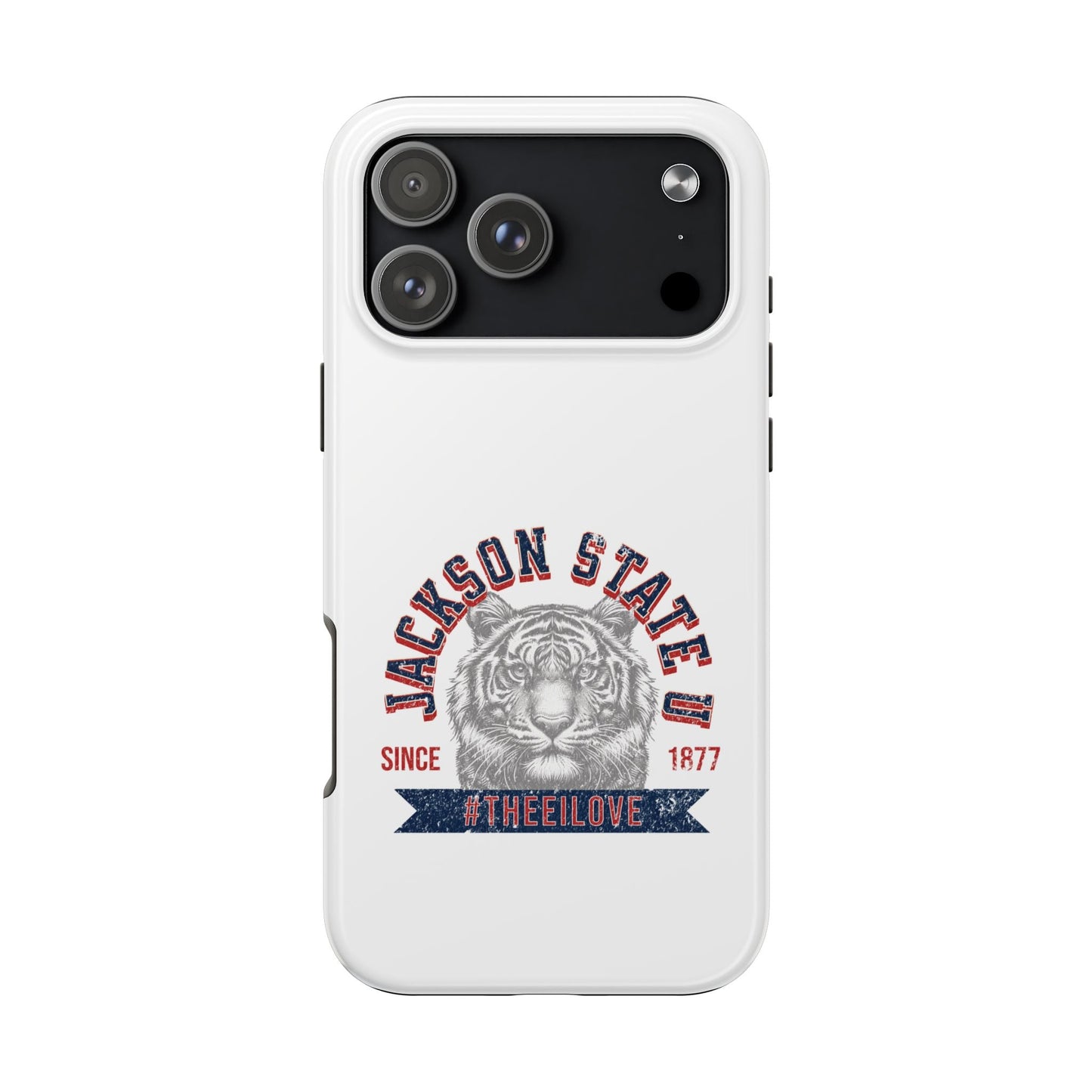 Jackson State Univ #TheeILove Red - White Case Printify