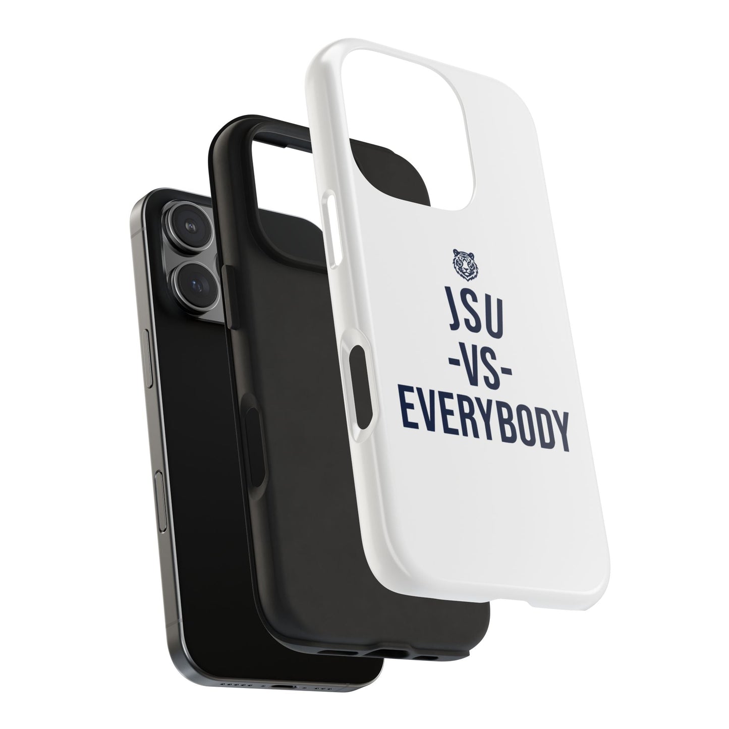 JSU vs Everybody Tiger White Navy Cell Phone Case Printify