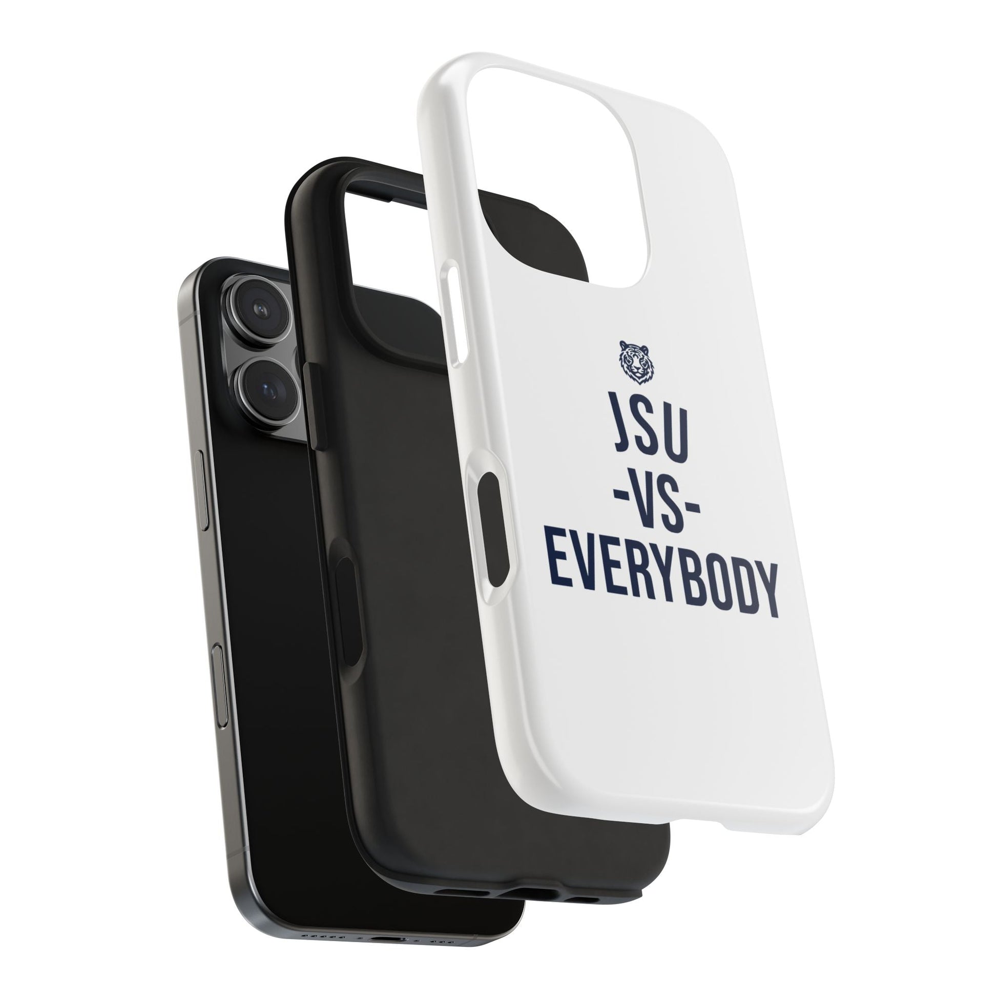 JSU vs Everybody Tiger White Navy Cell Phone Case Printify