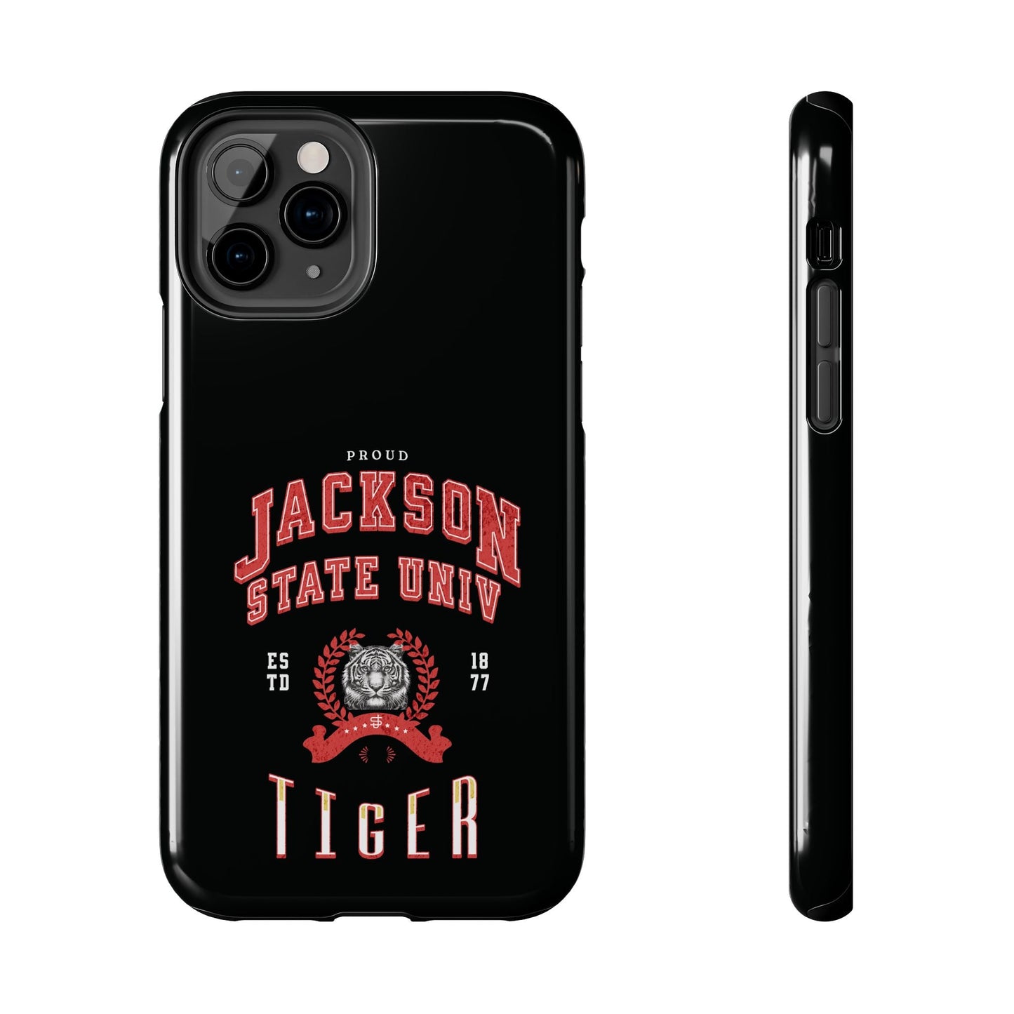 Proud Jackson State Univ Tiger Red - Black Case Printify
