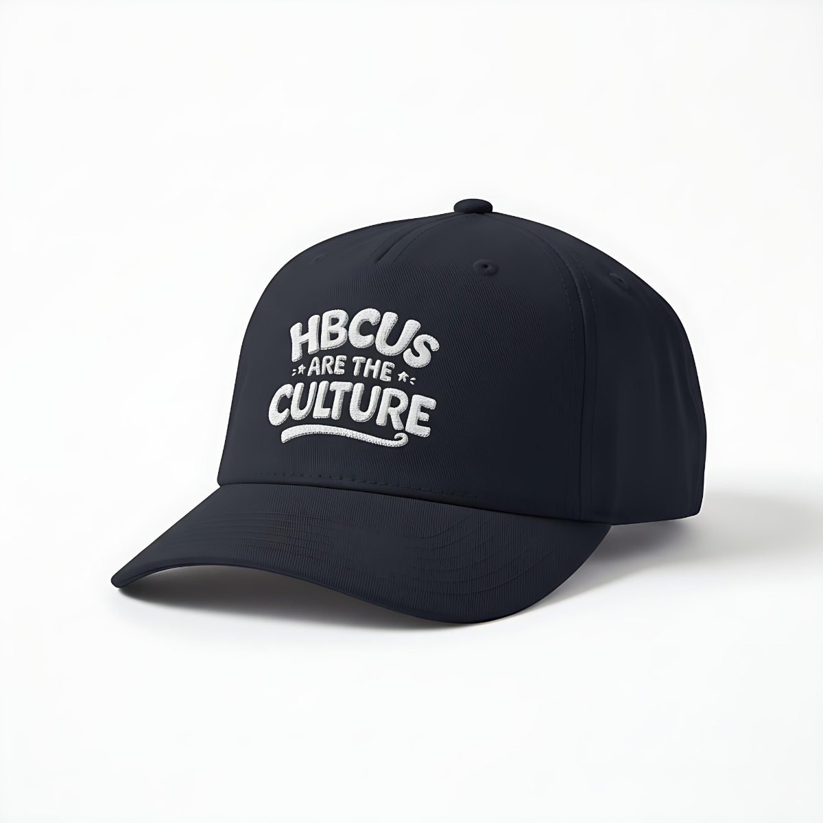 HBCUs are the Culture White Embroidered Bill Cap Printify
