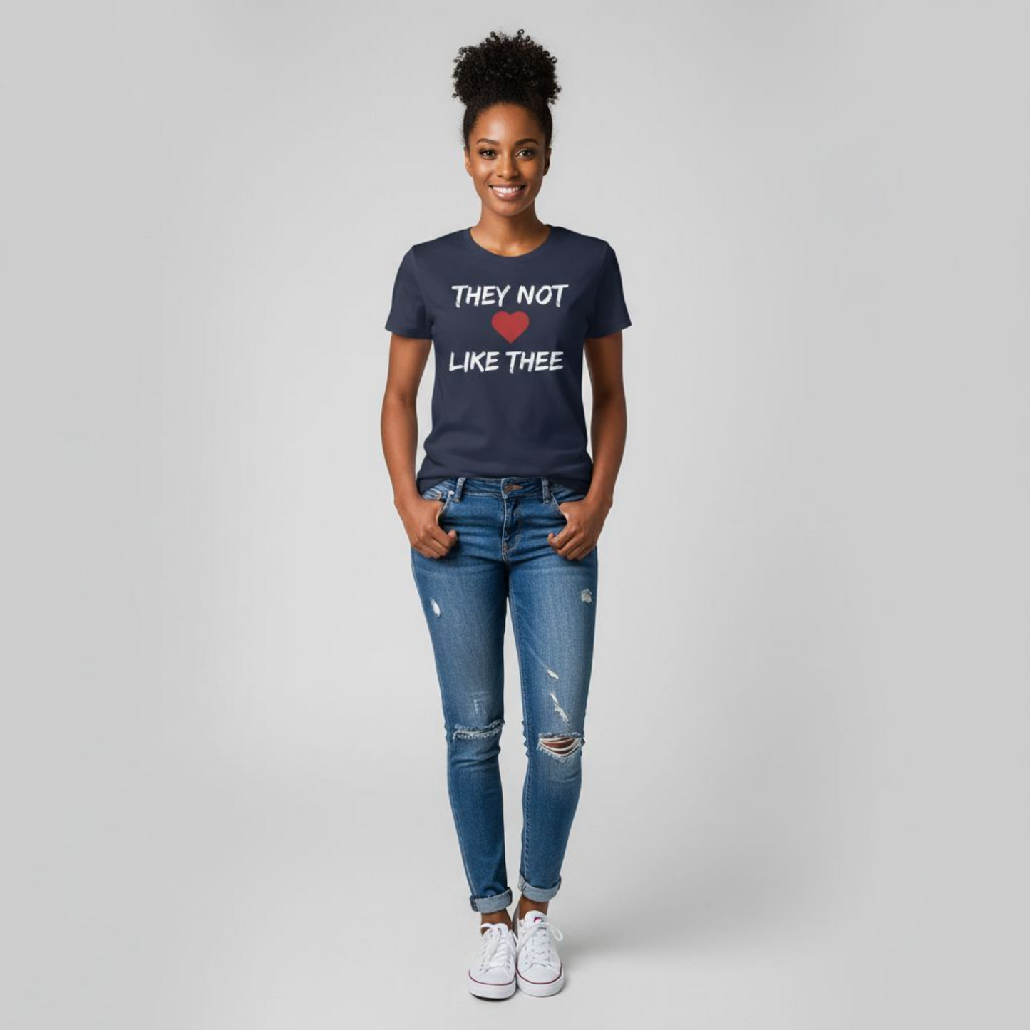 They Not Like Thee White Women's Favorite Tee Printify