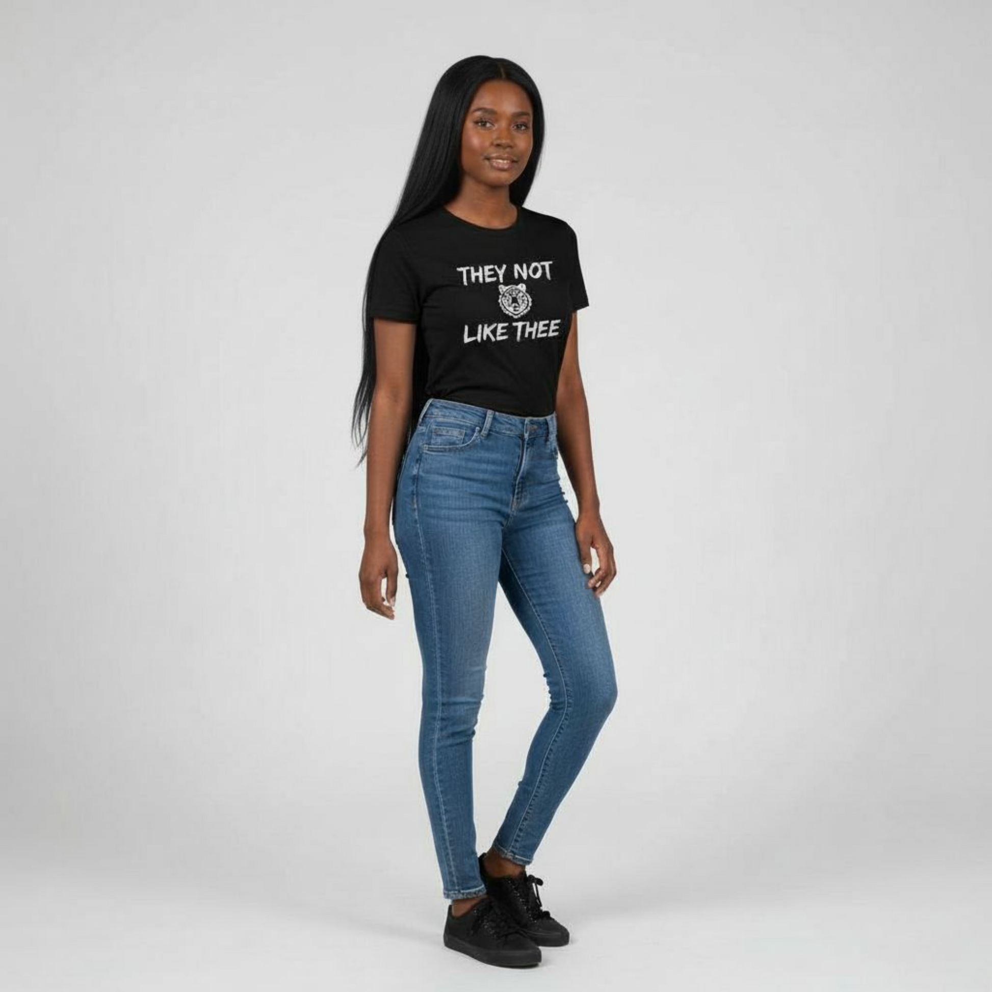 They Not Like Thee Tiger White Women's Favorite Tee Printify