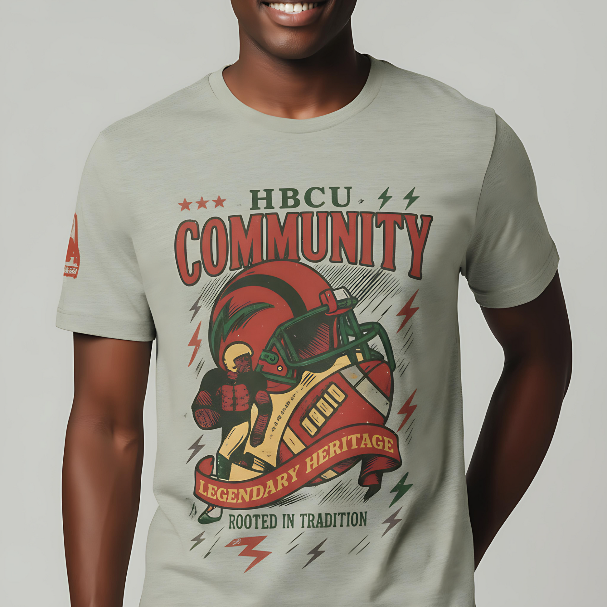 HBCU Community Rooted in Tradition Vintage Jersey Short Sleeve Tee Printify