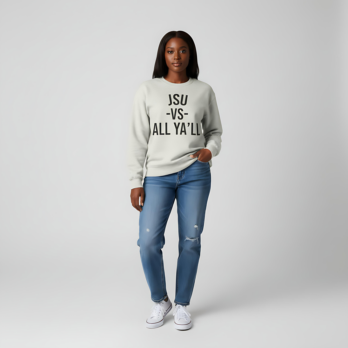 JSU vs All Ya'll Crewneck Sweatshirt Printify