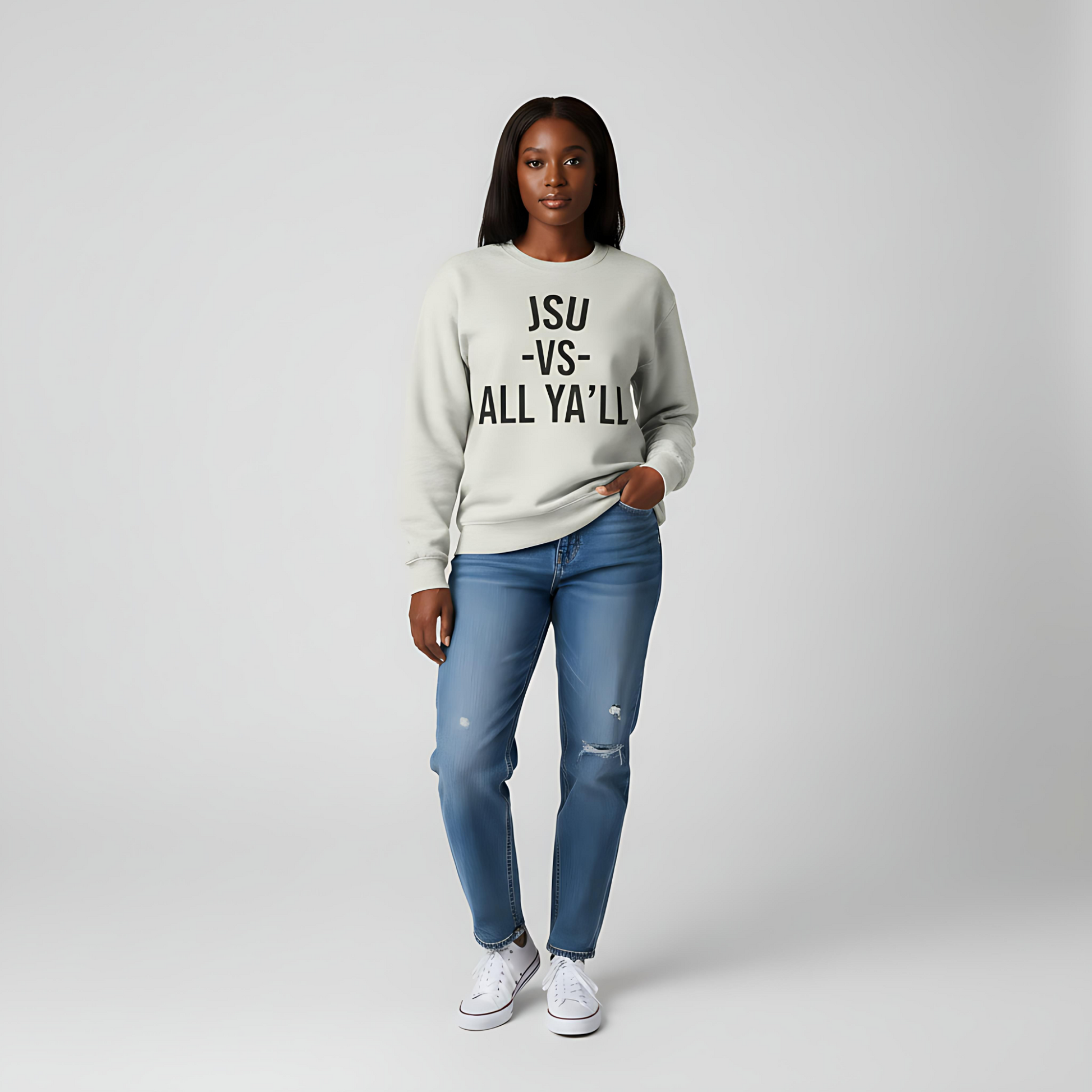 JSU vs All Ya'll Crewneck Sweatshirt Printify