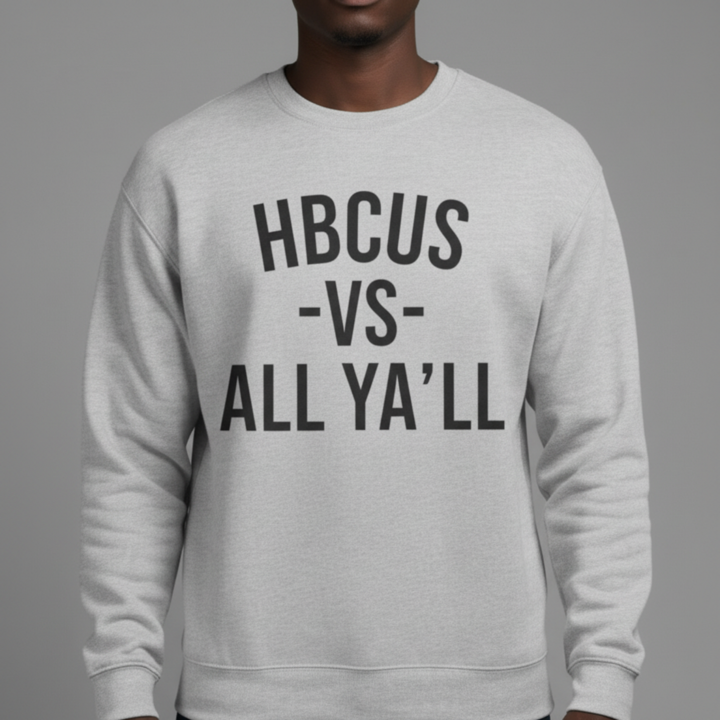 HBCUs vs All Ya'll Crewneck Sweatshirt Printify