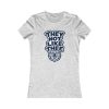 They Not Like Thee Tiger Navy Women's Favorite Tee