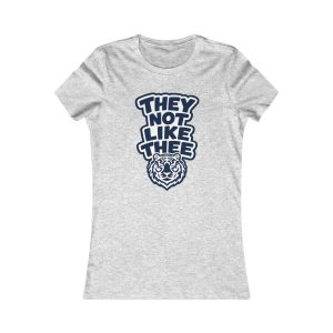 They Not Like Thee Tiger Navy Women's Favorite Tee