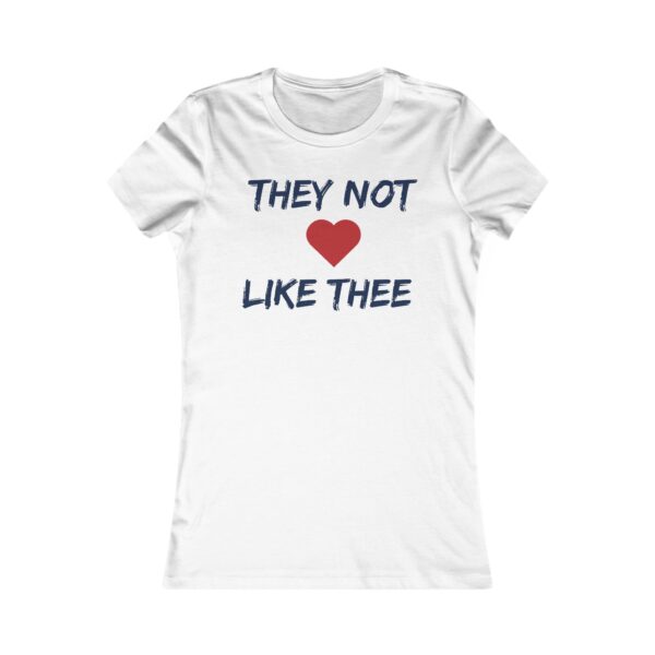 They Not Like Thee Navy Women's Favorite Tee