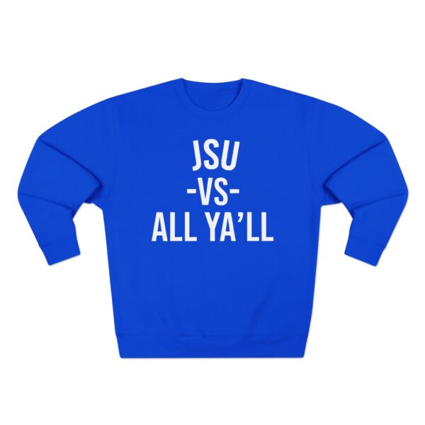JSU vs All Ya'll White Crewneck Sweatshirt