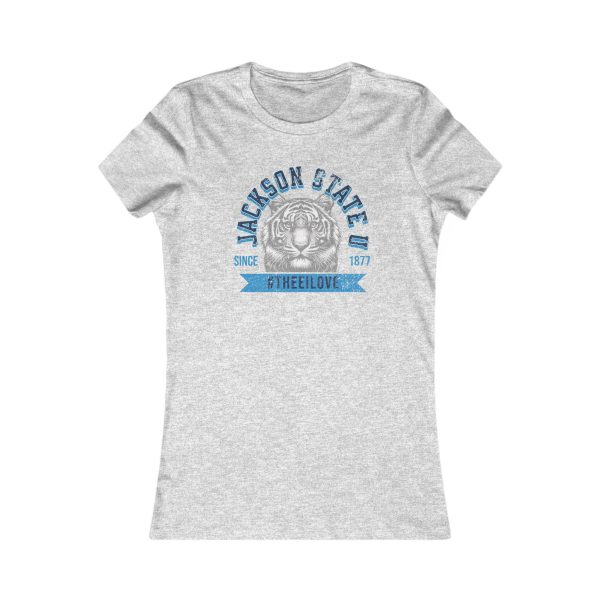 Jackson State Univ #TheeILove Women's Baby Blue Favorite Tee