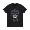 Proud Jackson State Univ Tiger Men's White Jersey Short Sleeve V-Neck Tee