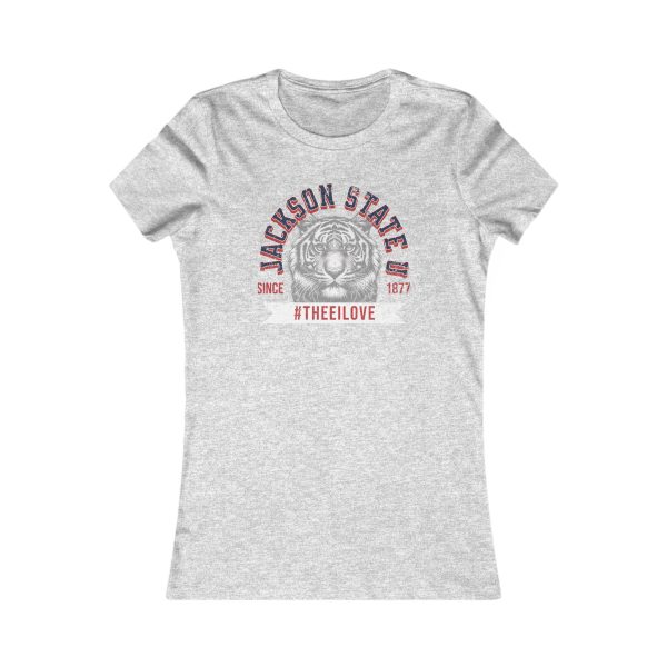 Jackson State Univ #TheeILove Women's White Favorite Tee