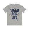 Tiger For Life Paws Men's Navy Jersey Short Sleeve Tee