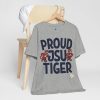 Proud JSU Tiger Mascots Men's Navy Jersey Short Sleeve Tee