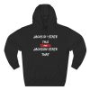Jackson State This, Jackson State That Women's Block White Red Premium Pullover Hoodie