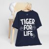 Tiger For Life Paws Men's White Jersey Short Sleeve Tee