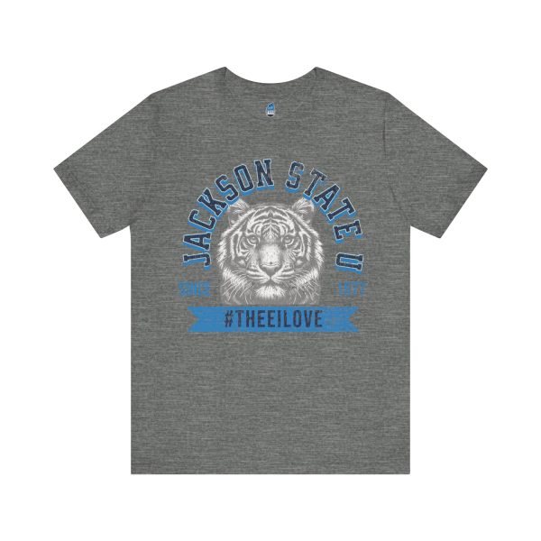 16007004971138691533_2048.jpeg Jackson State Univ #TheeILove Men's Baby Blue Jersey Short Sleeve Tee
