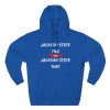 Jackson State This, Jackson State That Women's Block White Red Premium Pullover Hoodie