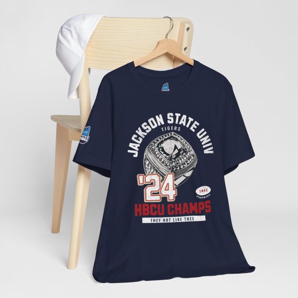 16638023897017209085_2048.jpeg Jackson State Univ HBCU Champions Ring "They Not Like Thee" White Jersey Short Sleeve Tee