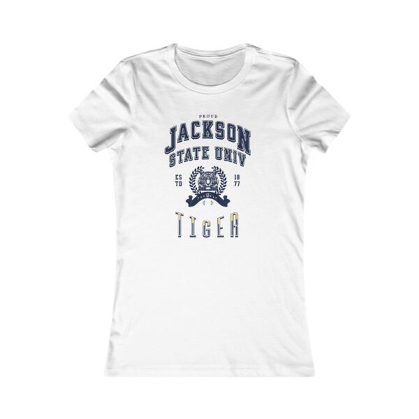 Proud Jackson State Univ Tiger Women's Navy Favorite Tee