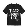 Tiger For Life Paws Men's White Jersey Short Sleeve Tee