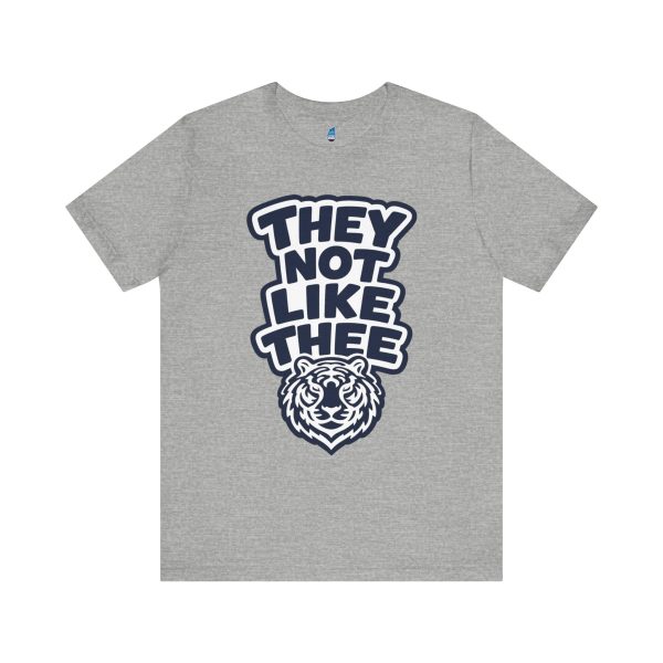 They Not Like Thee Men's Tiger Navy Jersey Short Sleeve Tee
