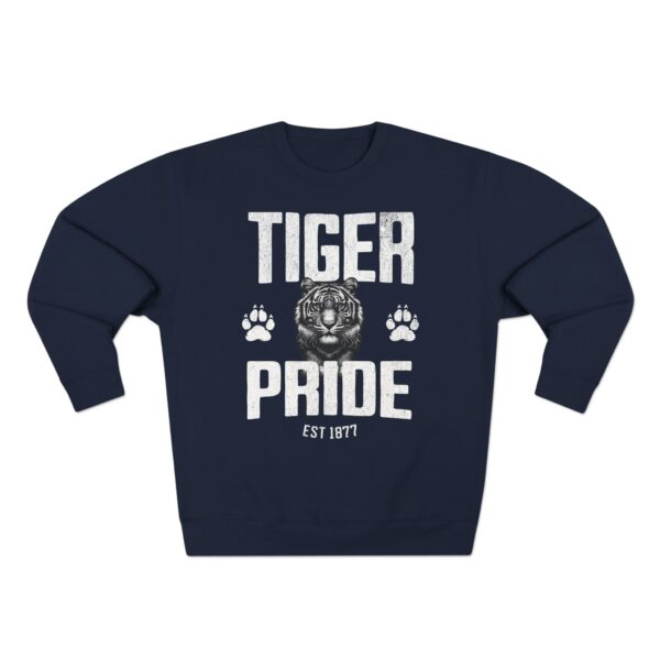 Tiger Pride Mineral Tigerhead Men's Gray Crewneck Sweatshirt