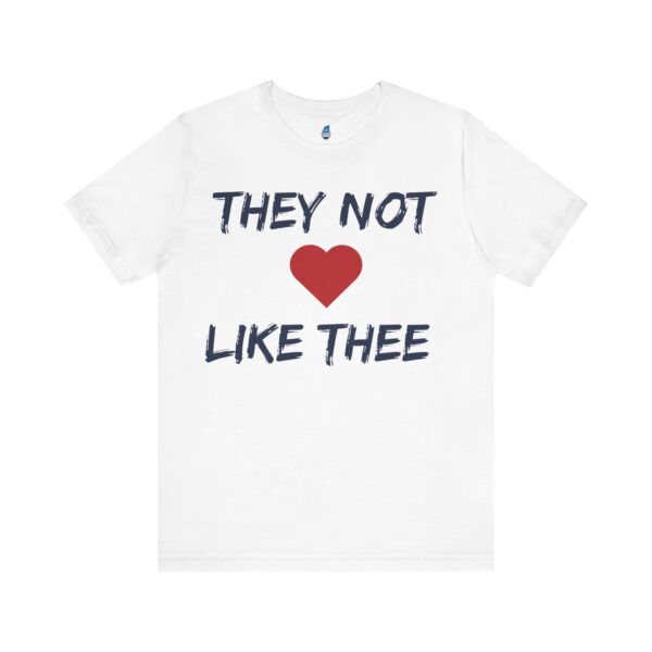 They Not Like Thee Men's Navy Jersey Short Sleeve Tee