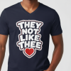 20260629150205-1f173cb7-dbde-6c64-b11f-026dba2edf81.png They Not Like Thee White Men's Jersey Short Sleeve V-Neck Tee