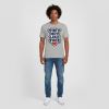 They Not Like Thee Men's Navy Jersey Short Sleeve Tee