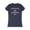 Jackson State This Jackson State That White Red Block Women's Favorite Tee