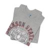 Jackson State Univ #TheeILove Men's White Jersey Short Sleeve Tee
