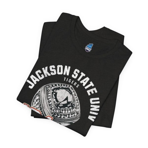 2803006310141481563_2048.jpeg Jackson State Univ HBCU Champions Ring "They Not Like Thee" White Jersey Short Sleeve Tee