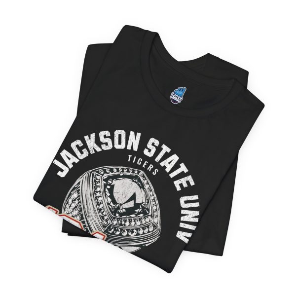 2823157585902096022_2048.jpeg Jackson State Univ HBCU Champions Ring "They Not Like Thee" White Jersey Short Sleeve Tee