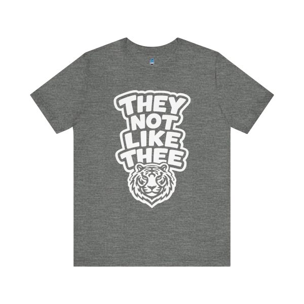 3070288801217652712_2048.jpeg They Not Like Thee Men's Tiger White Jersey Short Sleeve Tee