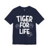 Tiger For Life Paws Men's White Jersey Short Sleeve Tee