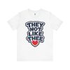 They Not Like Thee Men's Navy Jersey Short Sleeve Tee
