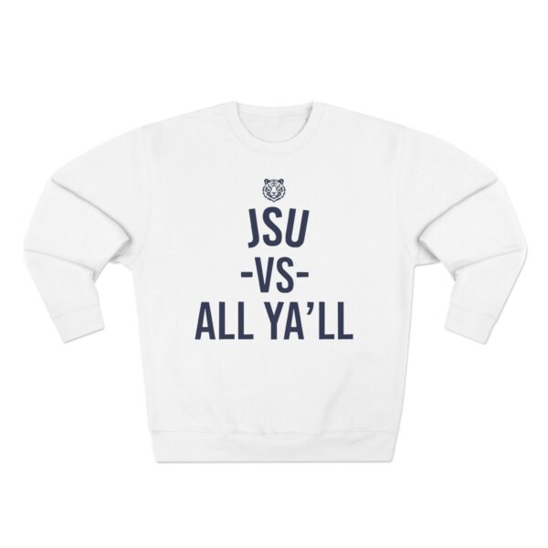 JSU vs All Ya'll Tiger Logo Crewneck Sweatshirt