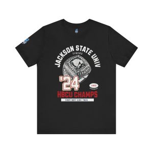 513477805638602783_2048.jpeg Jackson State Univ HBCU Champions Ring "They Not Like Thee" White Jersey Short Sleeve Tee