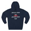 Jackson State This, Jackson State That Women's Block White Red Premium Pullover Hoodie