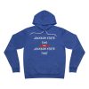 Jackson State This, Jackson State That Men's Block White Red Fleece Pullover Hoodie
