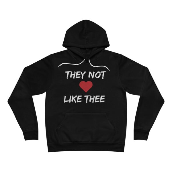 They Not Like Thee White Men's Fleece Pullover Hoodie