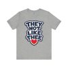 They Not Like Thee Men's Navy Jersey Short Sleeve Tee