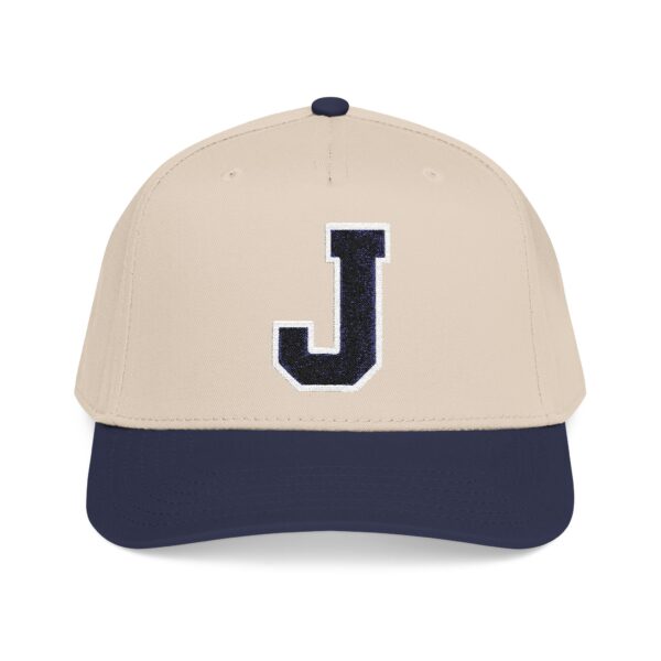 Thee Shirts "J" Two Tone Embroidered Bill Cap