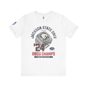 7638705639027036938_2048.jpeg Jackson State Univ HBCU Champions Ring "They Not Like Thee" Jersey Short Sleeve Tee